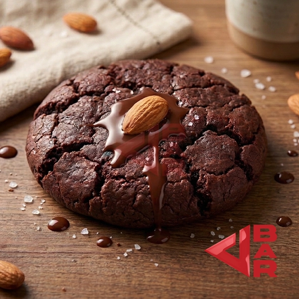 DOUBLE CHOCOLATE COOKIES WITH ALMOND