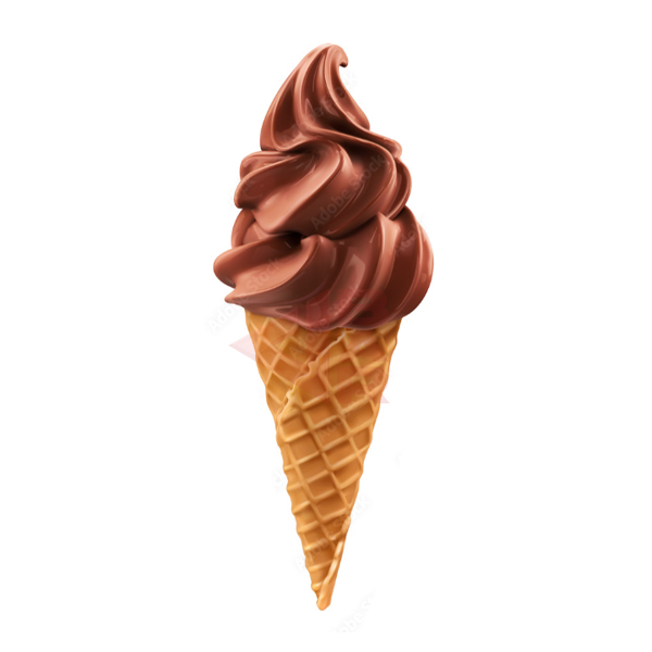 SOFT SERVE ICE CREAM - CHOCOLATE