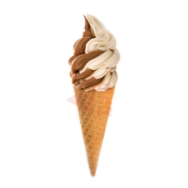 SOFT SERVE ICE CREAM - CHOCO VANILLA
